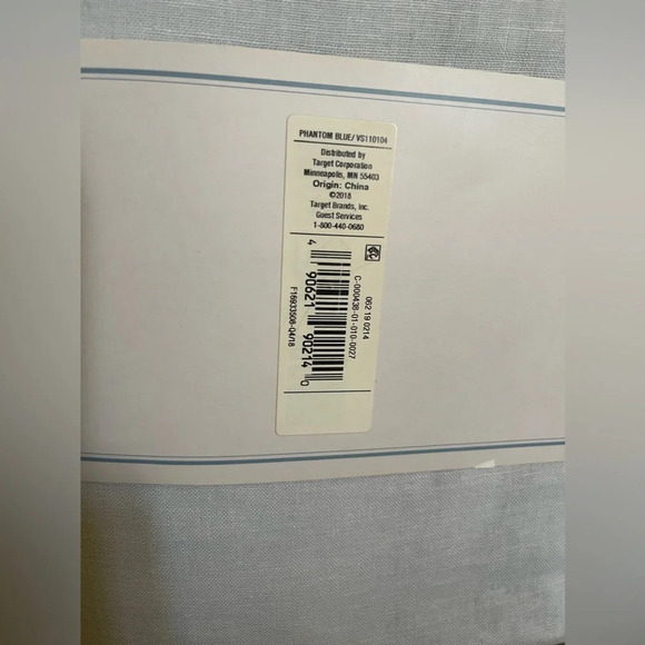 Rachel Ashwell Simply Shabby Chic KING Sheet Set Blue Linen Crochet Trim - Picture 5 of 7